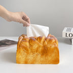 Bread - Shaped Tissue Box , Decorative Food - Themed Tissue Holder