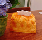 Bread - Shaped Tissue Box , Decorative Food - Themed Tissue Holder