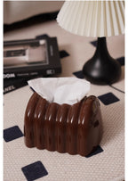 Ceramic Chocolate Tissue Box,for Kitchen, Living Room & Office Decor