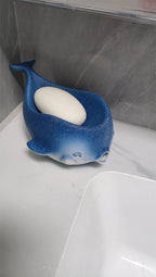 Cute Dolphin - Shaped Ceramic Soap Dish, Ocean - Themed Bathroom Soap Holder