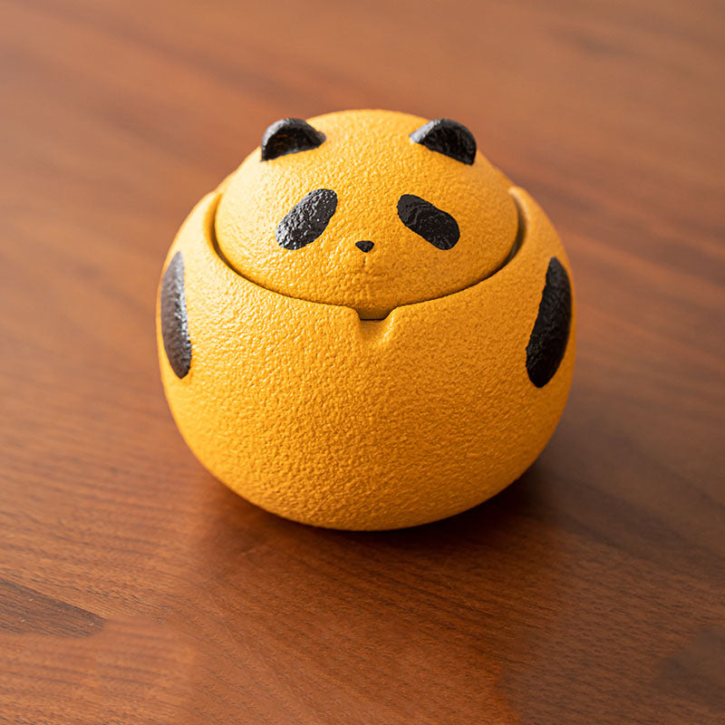 Panda - Shaped Ceramic Ashtray, Cute Animal - Themed Cigarette Ashtray