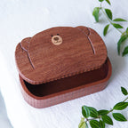 Bear - Shaped Sabili Wood Storage Box, Multi - Use Organizer for Jewelry, Tableware, and Small Items