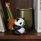 Whimsical Panda Pen Cup – Cute Animal Desktop Organizer for Study or Workspace