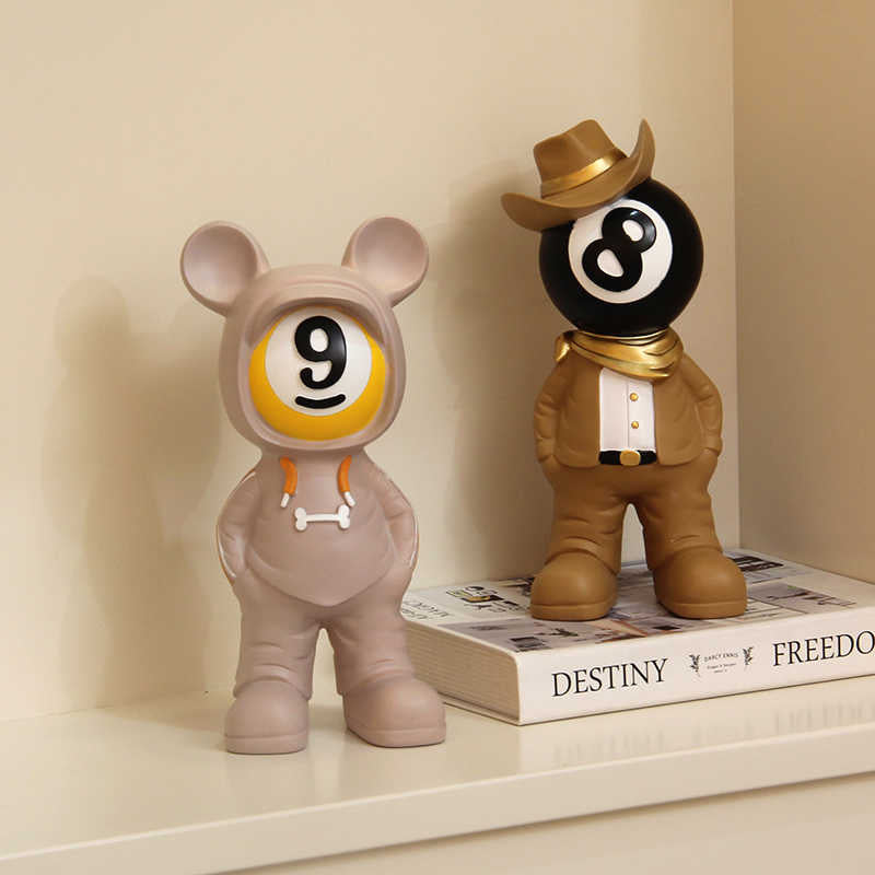 Billiard - Themed Resin Figurines , Alternative Home Decor Ideas, Personalized Gifts