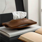 Modern Wooden Tissue Box – Minimalist Magnetic Lid Tissue Holder for Home, Office & Living Room Décor