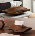 Modern Wooden Tissue Box – Minimalist Magnetic Lid Tissue Holder for Home, Office & Living Room Décor