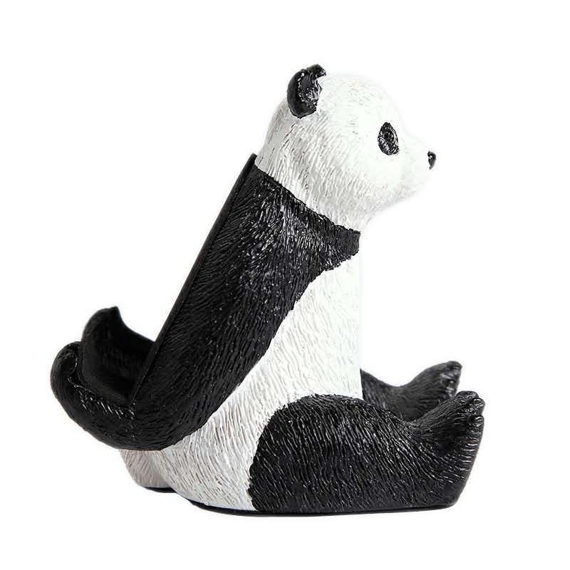 Cute Resin Panda Phone & iPad Stand, Animal - Shaped Tablet and Cell Phone Holder