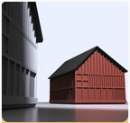 Modern Concrete House Tissue Box – Unique Cement Home Decor Tissue Holder