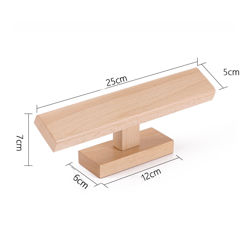 Wooden Watch Display Stand, T - Bar Watch Holder for Bracelet and Watch Organization