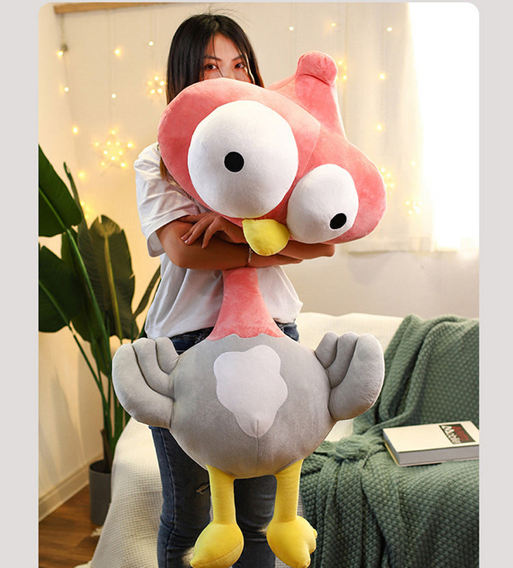 Cute Big - Eyed Bird Plush Toy, Adorable Stuffed Animal for Kids,Girl