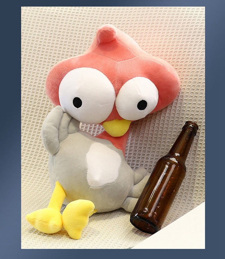 Cute Big - Eyed Bird Plush Toy, Adorable Stuffed Animal for Kids,Girl