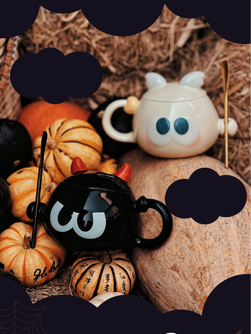 Cute Cartoon Monster Ceramic Mugs , Whimsical Coffee/Tea Cups for Home Decor