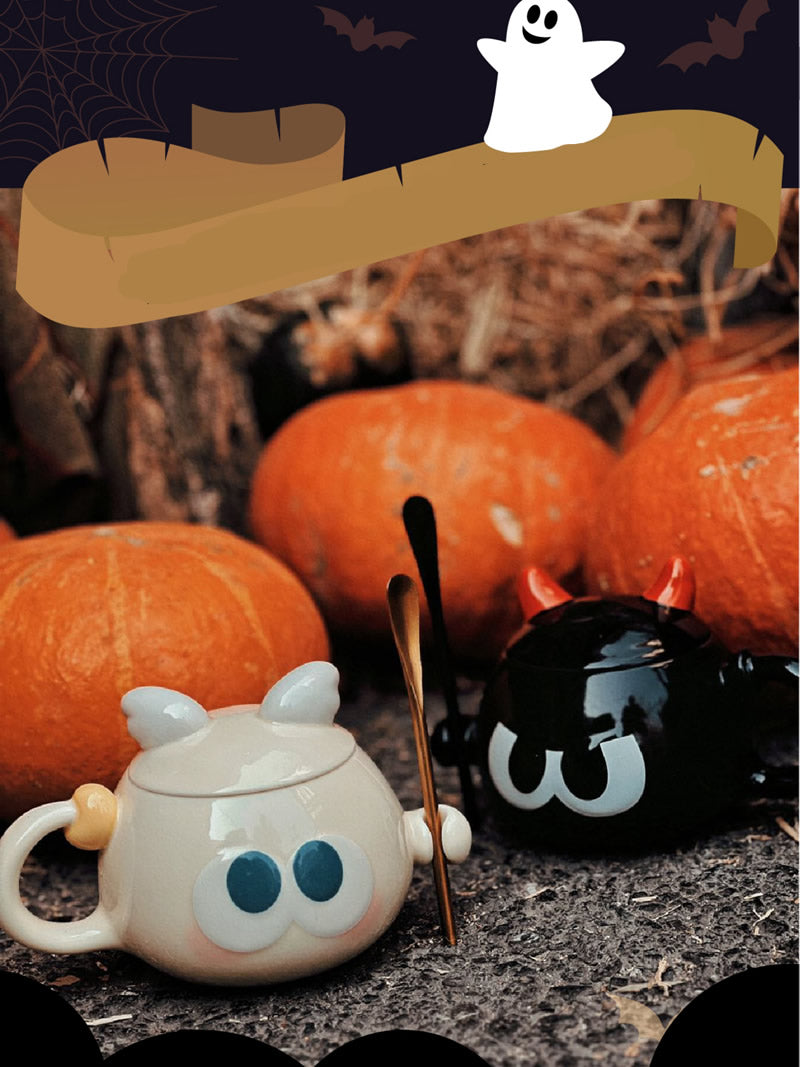 Cute Cartoon Monster Ceramic Mugs , Whimsical Coffee/Tea Cups for Home Decor