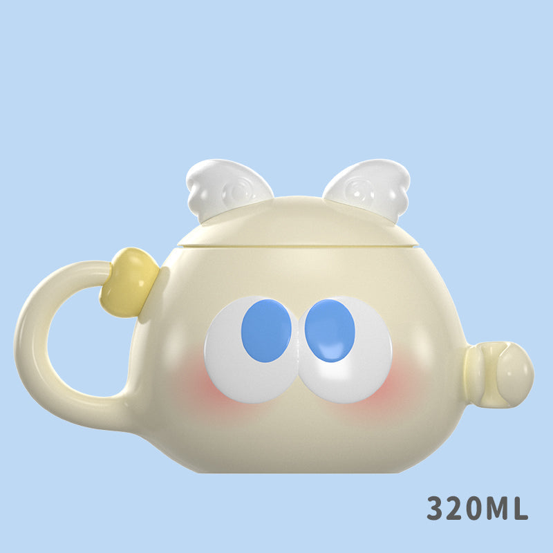 Cute Cartoon Monster Ceramic Mugs , Whimsical Coffee/Tea Cups for Home Decor