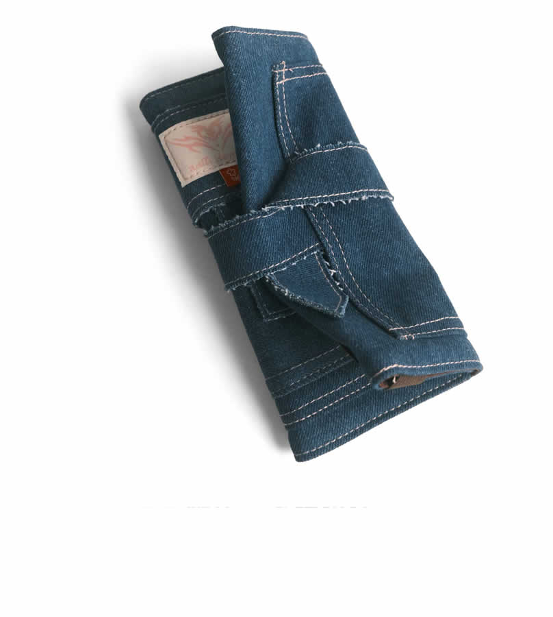 Handmade Denim Junk Journal, Unique Scrapbook for Memory Keeping