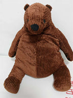 Corduroy Bear Plush Toys - Brown Bear and White Polar Bear Stuffed Animals