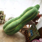 Giant Green Loofah - Shaped Plush Pillow, Soft Stuffed Toy for Cuddling