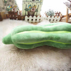 Giant Green Loofah - Shaped Plush Pillow, Soft Stuffed Toy for Cuddling