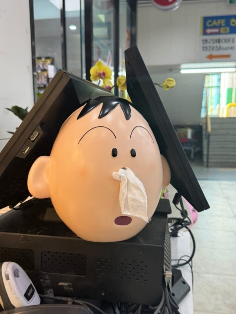 Cartoon Character - Shaped Wall - Mounted Tissue Box, Fun Facial Tissue Holder