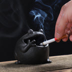 Frog - Shaped Ceramic Ashtray, Cute Animal - Themed Cigarette Ashtray