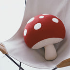 Cute Mushroom Shaped Plush Pillow, Decorative Throw Cushion for Home