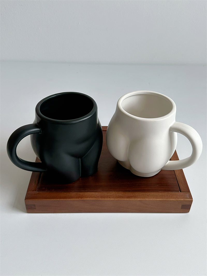 Novelty Body - Shaped Ceramic Mugs, Funny Coffee/Tea Cups for Home & Office