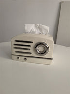Retro Radio - Shaped Tissue Box, Cute & Practical Tissue Holder for Home&Office