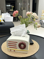 Retro Radio - Shaped Tissue Box, Cute & Practical Tissue Holder for Home&Office