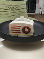 Retro Radio - Shaped Tissue Box, Cute & Practical Tissue Holder for Home&Office