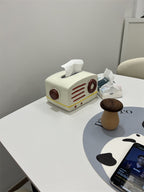 Retro Radio - Shaped Tissue Box, Cute & Practical Tissue Holder for Home&Office