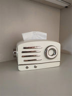 Retro Radio - Shaped Tissue Box, Cute & Practical Tissue Holder for Home&Office